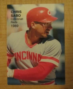 1989 SuperStar Photos Big Apple Sportscards First Edition Chris Sabo #12 - Picture 1 of 2