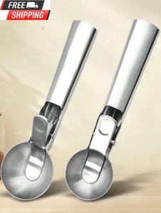 1pc Creative Stainless Steel Ice Cream Scoop Commercial Ice Cream Scoop - NEW - Picture 1 of 8