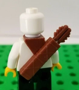 LEGO Red Brown Quiver Arrow Holder Backpack Arrows Miniifigure Gear Forest - Picture 1 of 2