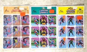 Artis Marvel Sticker Amazing Spider-Man Doc Oc Captain America Red Skull 1990 - Bild 1 von 6
