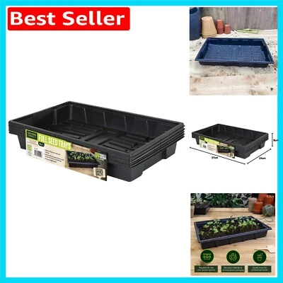 Growers Choice N250 Seed Tray Set - 5 Lightweight Trays for Efficient Gardening - Image 1 of 4