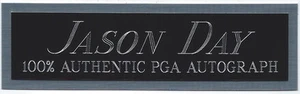 JASON DAY NAMEPLATE FOR AUTOGRAPHED Signed PGA GOLF CLUB BAG PHOTO FLAG PIN BOOK - Picture 1 of 1