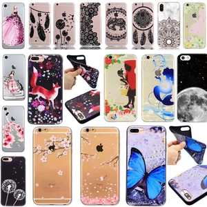 Dog Cat Animals Flowers Soft Phone Case Cover iPhone 6 6S 7 8 Plus X XS XR 11 - Picture 1 of 55
