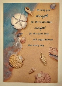 Wishing You Strength For The Tough Days, Comfort For The Quiet Days, Card - Picture 1 of 3