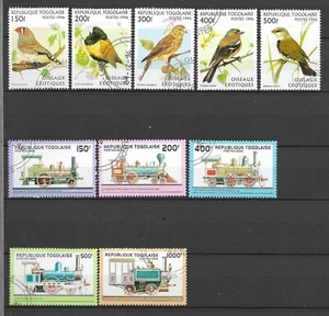 LOTE 6765 DE 10 SELLOS DE TOGO - Imagen 1 de 1