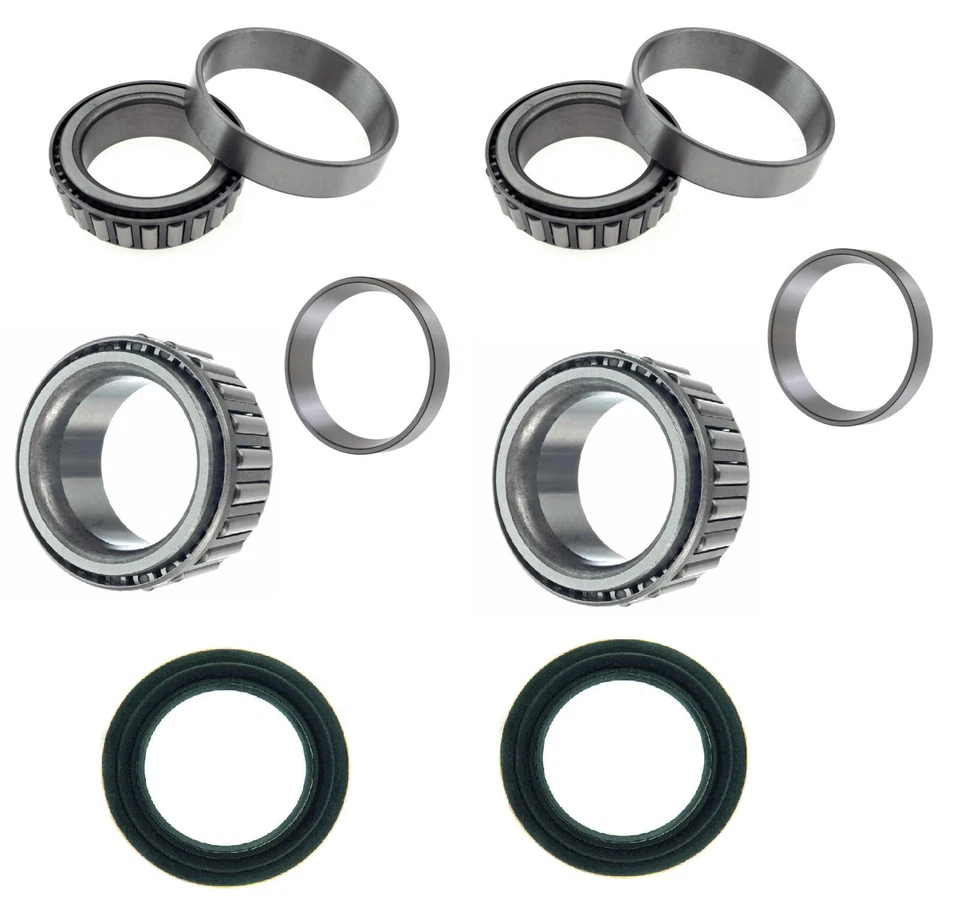 2 Inner 2 Outer Front Wheel Bearings 2 Seal Set Kit for Nissan for Infiniti QX4 - Image 1 of 4