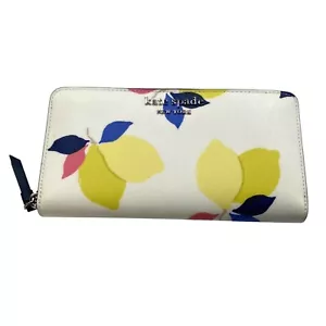 Kate Spade NWT Cameron Lemon Zest Zip Surround Wallet - Picture 1 of 10