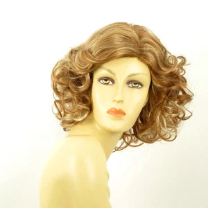 mid length wig curly blond copper wick light blond : TRYCIA F27613 PERUK - Imagen 1 de 8