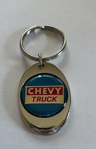 Chevrolet Truck Keychain Lightweight Metal Chrome Style Finish Chevy Key Chain - Picture 1 of 2