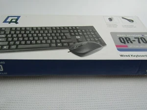 QR-70 Przewodowa klawiatura i mysz optyczna USB - Zdjęcie 1 z 6