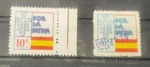 ASTURIAS. EDIFIL 10/11  */US.  10 Y 25 CTS POR LA PATRIA. - Picture 1 of 2