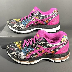 Zapatos para correr Asics Gel Nimbus 17 2015 NYC maratón para mujer 5 graffiti T5M8N - Imagen 1 de 9
