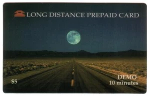 $5. Tarjeta telefónica (10 m DEMO) Moon Over The Highway USADA - Imagen 1 de 1