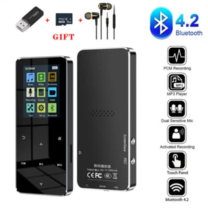 128GB Bluetooth MP4/MP3 Lossless Music Player FM Radio Recorder Sport Portable - Picture 1 of 12
