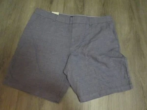 NEW Tommy Hilfiger Shorts Men 16 Blue LINEN/COTTON Lightweight - Picture 1 of 6