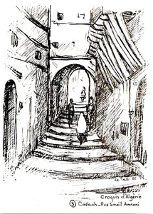 Drawings about Algeria Postcard, designed Akacha Talbi, (Set of 3) - Picture 1 of 6