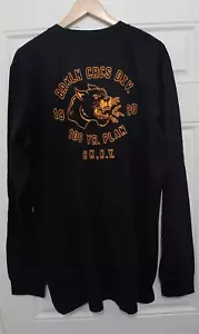 Brooklyn circus 2xl Mens longsleeve graphic tshirt black yellow crewneck - Picture 1 of 6