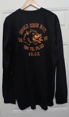 Brooklyn Circus 2xl Hombre Camiseta Gráfica Manga Larga Negro Amarillo Cuello Redondo Foto 1 de 4