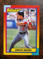 1990 Topps Traded Carlos Baerga Rookie Cleveland Indians #6T