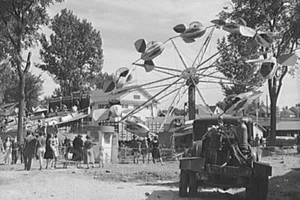 Vermont State Fair Szene 1940er 4x6 Nachdruck des alten Fotos - Bild 1 von 1
