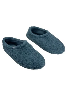 Men Slippers Size 11-12 Width D Blue Firm Padded Non-Slip - Picture 1 of 12