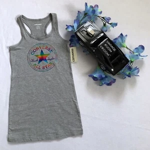 Converse NWT Racerback Tank Top for Girls S (8-10) - Picture 1 of 8