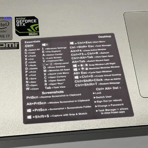Windows PC Reference Keyboard Shortcut Sticker Adhesive for PC Laptop Desktop-wf - Bild 1 von 15
