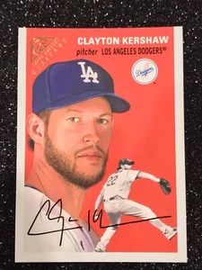 TOPPS GALLERY 2020 CLAYTON KERSHAW HERITAGE LA DODGERS #HT-16 - Picture 1 of 3