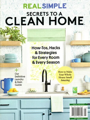 REAL SIMPLE Magazine Secrets to a Clean Home Spring 2024 How-Tos for Every Room - Image 1 of 3