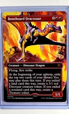 2023 MTG Magic the Gathering The Lost Caverns of Ixalan #321 Bonehoard Dracosaur - Image 1 of 3