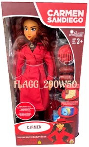 2025 Where In The World Is Carmen Sandiego 12" Muñeca Clásica Caja Tesoro Misterioso - Imagen 1 de 7