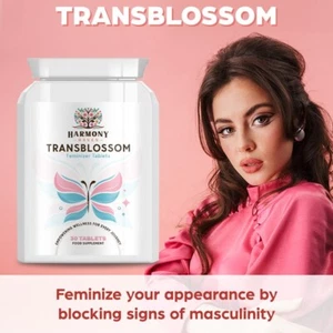 30 MTF Feminine Tablets By TransBlossom-Ideal for a vegan & vegetarian lifestyle - Picture 1 of 2