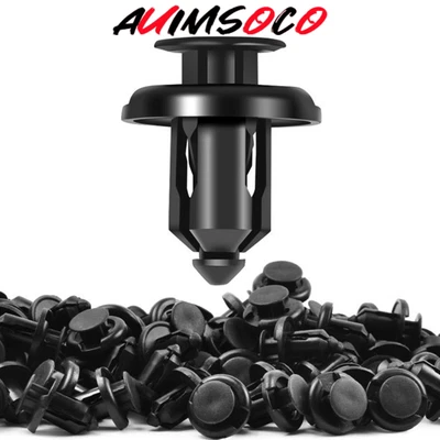 100 Piezas Para Honda PARACHOQUES Clips 10 mm Guardabarros Sujetador Remache Tipo Empuje Cuerpo Remache Foto 1 de 4
