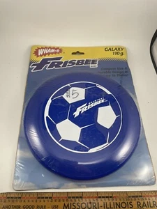 Frisbee Wham-O Galaxy New-Sealed 110G - Blue Soccer 1998 - Picture 1 of 6