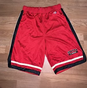 Vintage Southern Utah University SUU T-BIRDS Red Champion Basketball Shorts - Picture 1 of 5