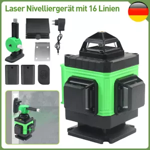 16 Line 4D 360° Rotationslaser Selbstnivellierender Baulaser Strahl Laser Level - Bild 1 von 11