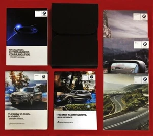 2017 2018 BMW X5 eDrive Owners Manual Set HYBRID wNAV F15 X5 xDrive40e Operator  - Foto 1 di 6