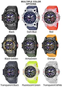 Mens Digital Sports Watch Waterproof Quartz Analog Military Wrist Watches SMAEL - Picture 1 of 26