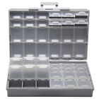 BOX-ALL-48 małych elementów Koraliki śruby Organizer Przechowywanie Pojedyncze pokrywki