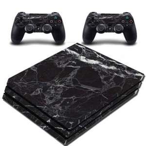 Pieles de juego con patrón de mármol negro VWAQ diseñadas para adaptarse a los sistemas PS4 Pro - PPGC6 - Imagen 1 de 2