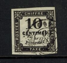 France #J3, 1861 10¢ black Typographed Postage Due, VF