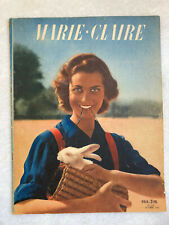 Marie Claire 258 mode 1 octobre 1942 fashion Paris french vintage Magazine revue