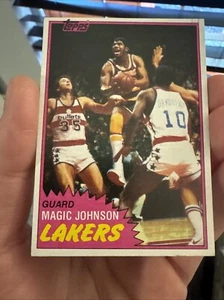 1981-82 Topps #21 Magic Johnson Lakers - Bild 1 von 15