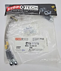 [StopTech 950.4051] Stainless Steel Rear Brake Line Kit for 2006-09 Honda S2000 - Picture 1 of 2