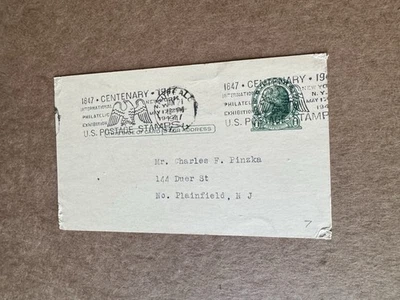 US 1940s Dr CF Pinzka Postal Card (07) +Renown Mathematician  +Math Discussion - Image 1 of 2