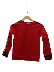 GUCCI X9L52 Kids Sweater Sweat 8 Cotton RED 520748 Used - Picture 1 of 6