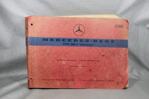 Mercedes 300d Adenauer "Automatic" W189 Dealer Spare Parts Book Cat. B 841 pages - Picture 1 of 3