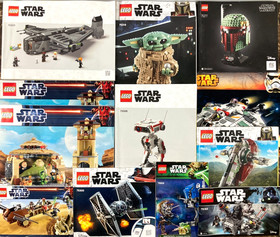 Lego Star Wars Manual Only Lot 12 Instruction Books 75053 75183 75312 9516 9496