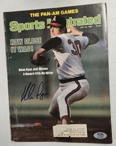 Nolan Ryan Signed SI Sports Illustrated Mag 7/23/79 Angels Rangers Mets PSA Auto - Picture 1 of 4