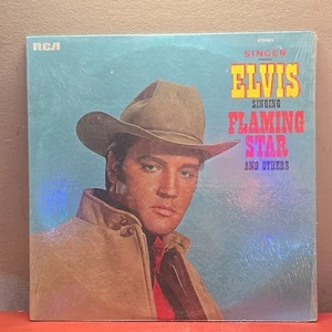 Elvis Presley-Elvis Singing Flaming Star and Others-1968 Vinyl Record LP  - Foto 1 di 5